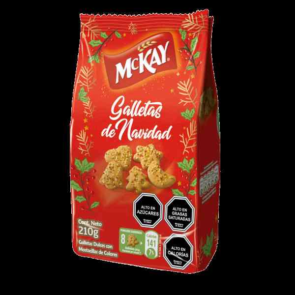 Galleta Navideña Mckay 210grs